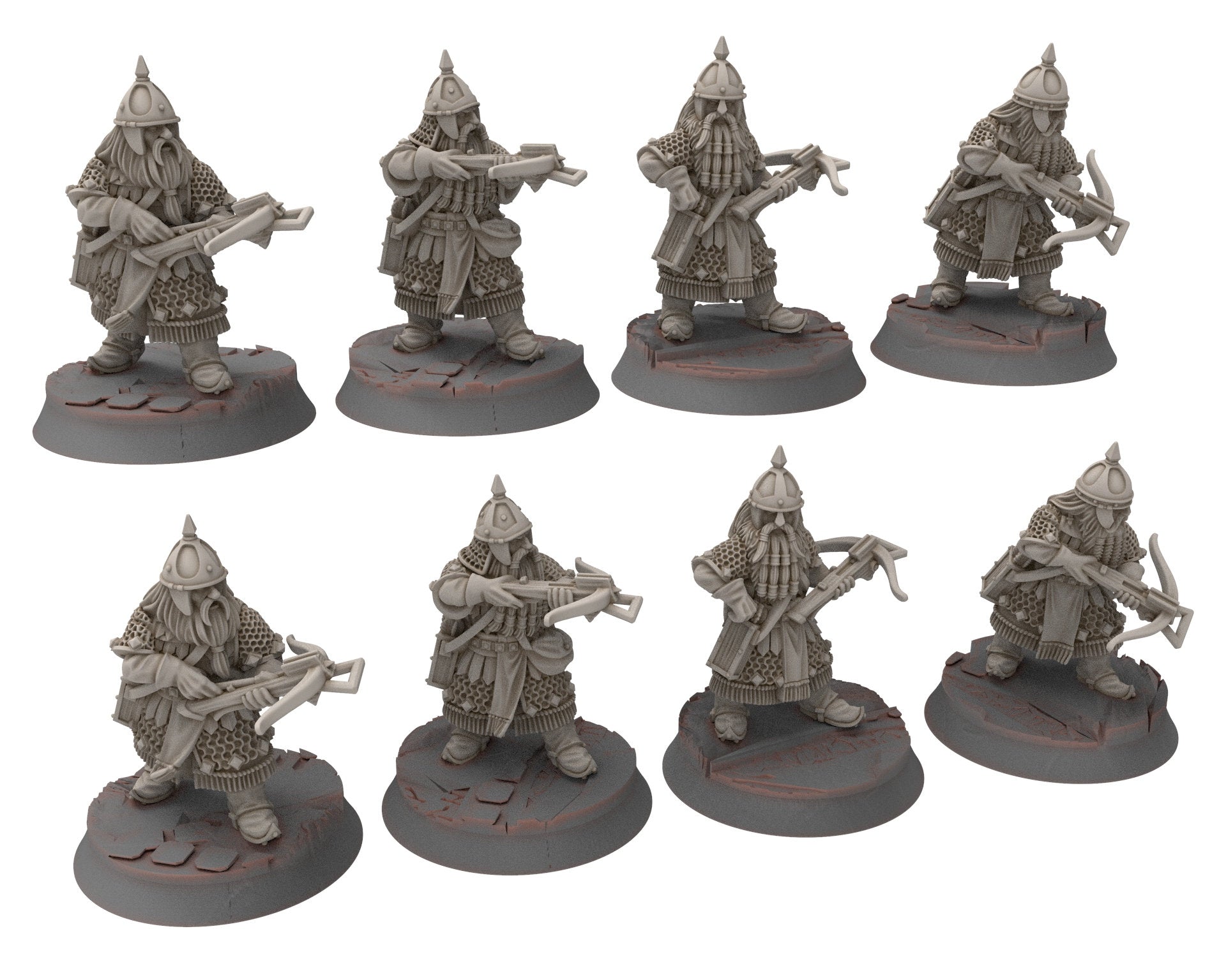 Dwarves - Gur-Adur Banner Bearer, The Dwarfs of The Mountains, for Lotr, Medbury miniatures