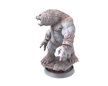 Load image into Gallery viewer, Bears warriors - Harkan Roarer, The Wardens of Fury Peaks, daybreak miniatures, for Wargames, Pathfinder, Dungeons &amp; Dragons other TTRPG
