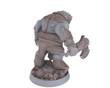 Load image into Gallery viewer, Bears warriors - Carnag Angman, The Wardens of Fury Peaks, daybreak miniatures, for Wargames, Pathfinder, Dungeons &amp; Dragons TTRPG
