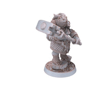 Load image into Gallery viewer, Bears warriors - Mercoria Tenfoot, The Wardens of Fury Peaks, daybreak miniatures, for Wargames, Pathfinder, Dungeons &amp; Dragons TTRPG
