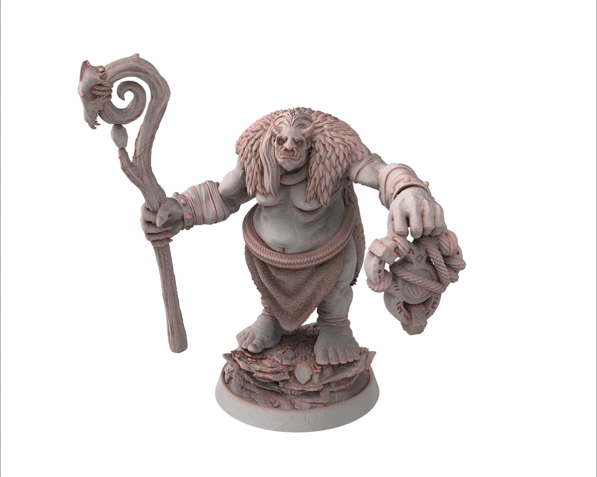 Ogre - Grook Moon Gulper Doublecrazzt, Followers of the Moon Gulper, daybreak miniatures, for Wargames, Pathfinder, Dungeons & Dragons TTRPG