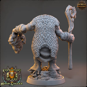 Ogre - Grook Moon Gulper Doublecrazzt, Followers of the Moon Gulper, daybreak miniatures, for Wargames, Pathfinder, Dungeons & Dragons TTRPG
