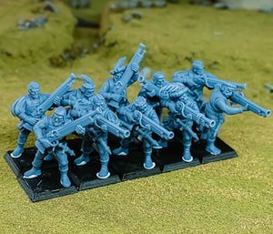 Imperial Fantasy - Sunland Arquebusiers, Imperial troops