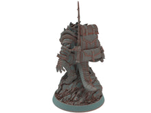 Charger l&#39;image dans la galerie, Crocodile warriors - Geezer Sharpeye - The Sharptails of Hacksaw River, daybreak miniatures, for Wargames, Pathfinder, Dungeons &amp; Dragons
