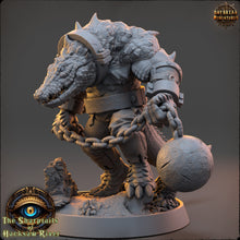 Charger l&#39;image dans la galerie, Crocodile warriors - Oneton Hooper - The Sharptails of Hacksaw River, daybreak miniatures, for Wargames, Pathfinder, Dungeons &amp; Dragons
