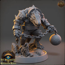 Charger l&#39;image dans la galerie, Crocodile warriors - Oneton Hooper - The Sharptails of Hacksaw River, daybreak miniatures, for Wargames, Pathfinder, Dungeons &amp; Dragons
