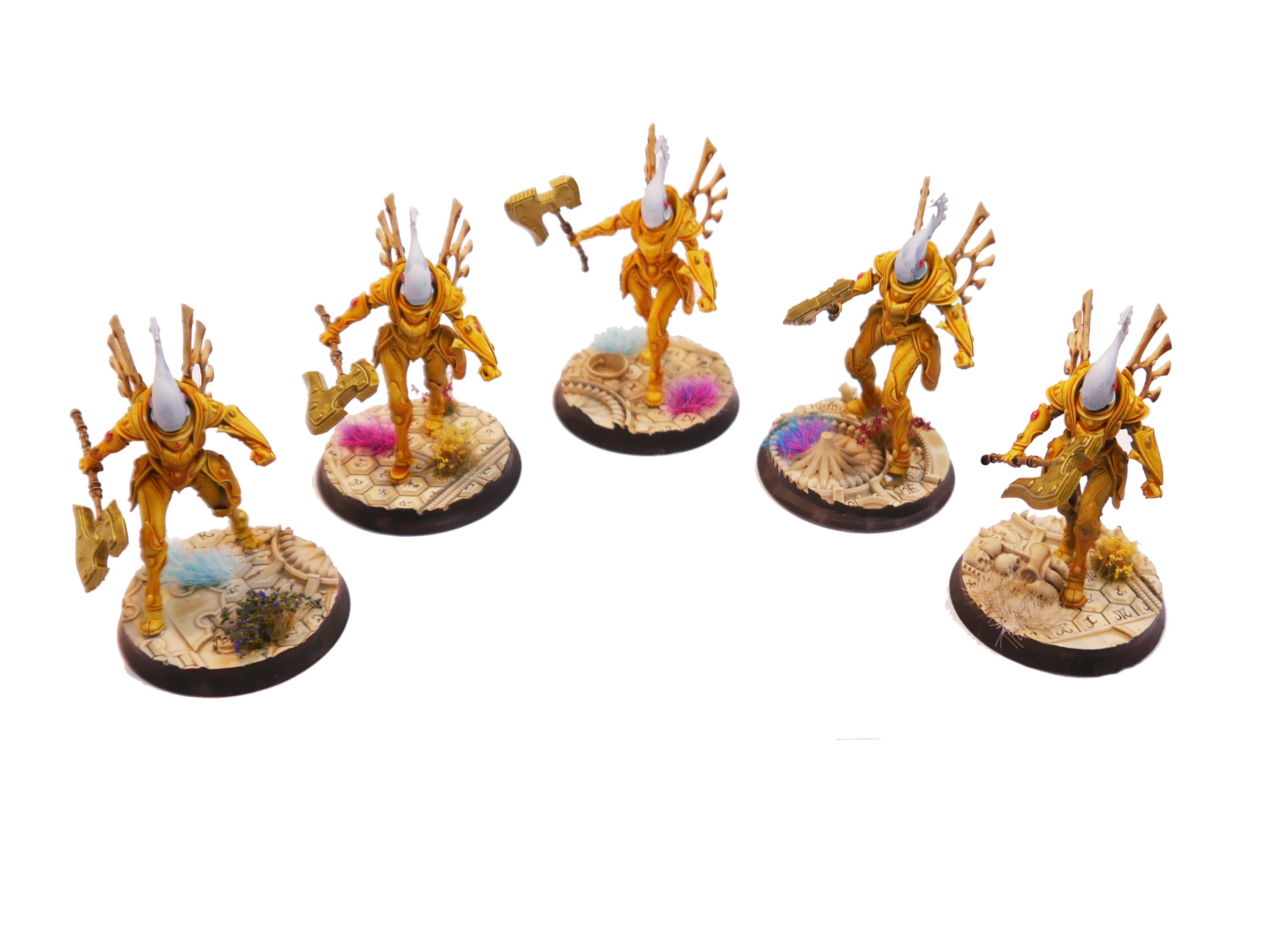 Space Elves - Bones Wraith Axes