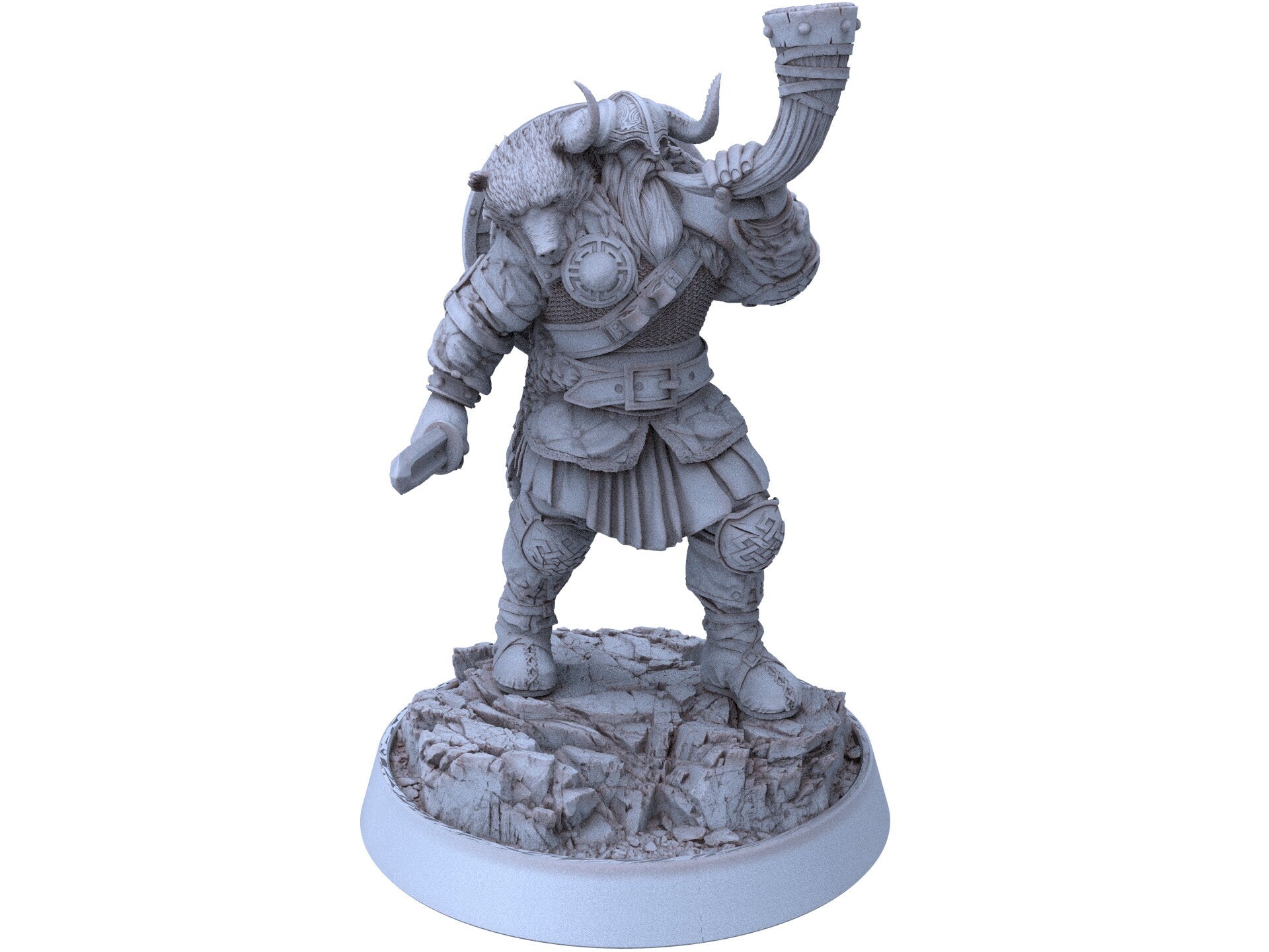 Vikings - Harald Hornblower - Northmen of the Howling Glacier, daybreak miniatures, for Wargames, Pathfinder, Dungeons & Dragons