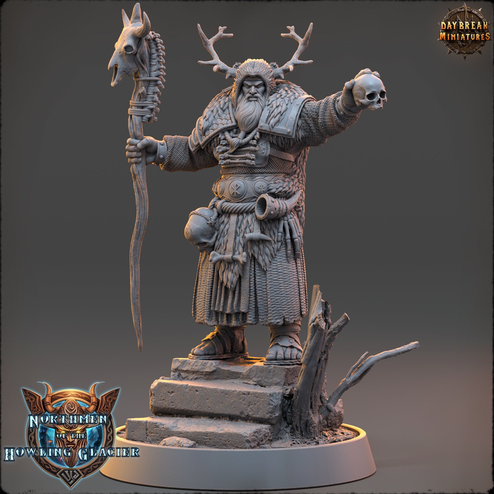 Vikings - Lokur of the Dead - Northmen of the Howling Glacier, daybreak miniatures, for Wargames, Pathfinder, Dungeons & Dragons