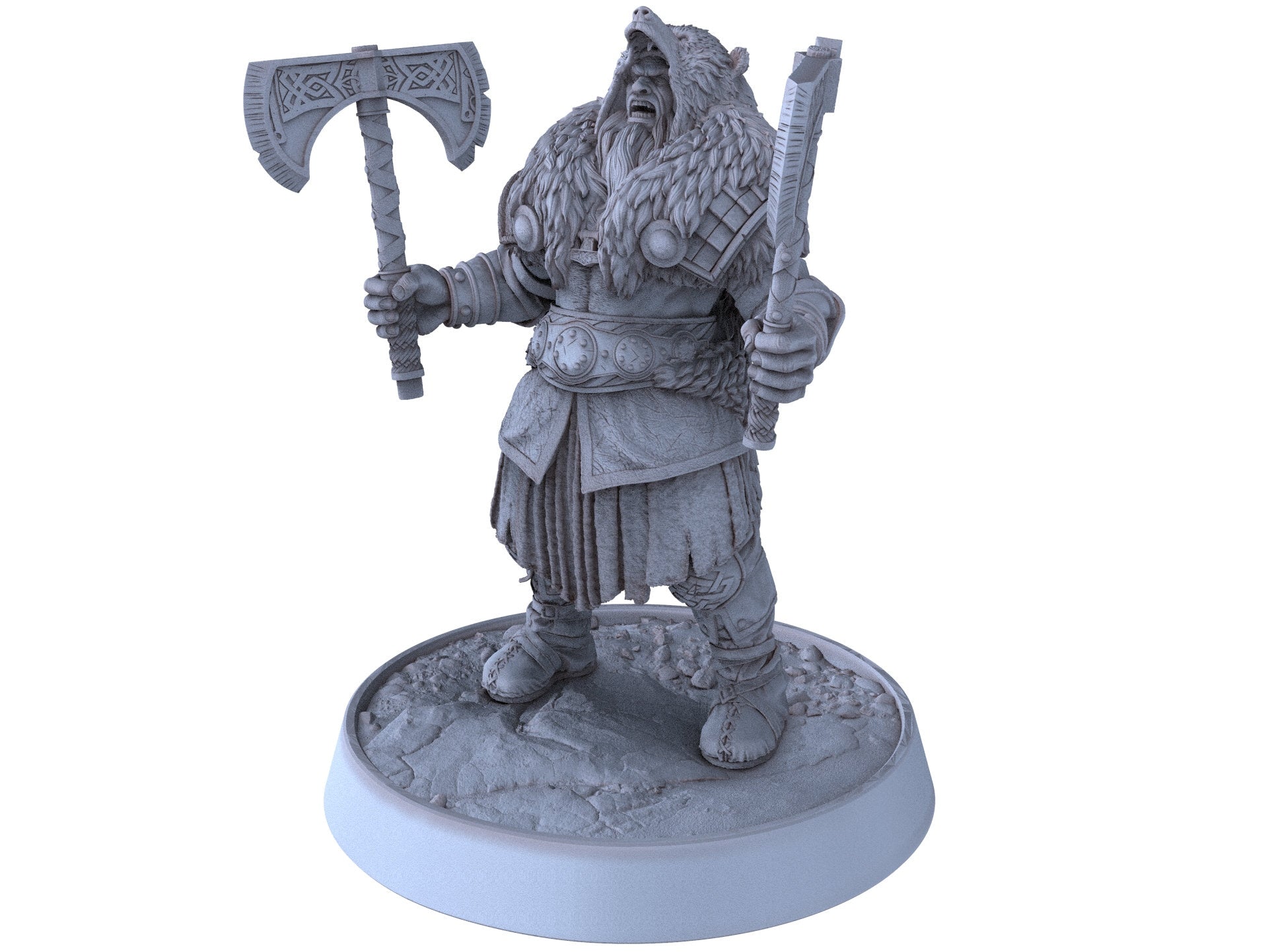 Vikings - Thorfinn Black - Northmen of the Howling Glacier, daybreak miniatures, for Wargames, Pathfinder, Dungeons & Dragons