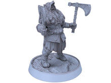 Charger l&#39;image dans la galerie, Vikings - Thorfinn Black - Northmen of the Howling Glacier, daybreak miniatures, for Wargames, Pathfinder, Dungeons &amp; Dragons
