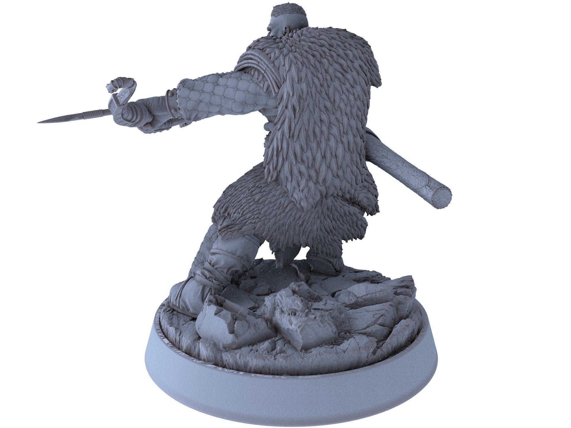 Vikings - Hegar Manhunter - Northmen of the Howling Glacier, daybreak miniatures, for Wargames, Pathfinder, Dungeons & Dragons