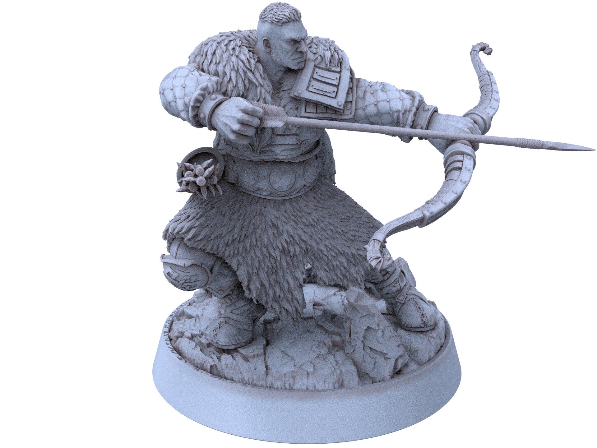 Vikings - Hegar Manhunter - Northmen of the Howling Glacier, daybreak miniatures, for Wargames, Pathfinder, Dungeons & Dragons