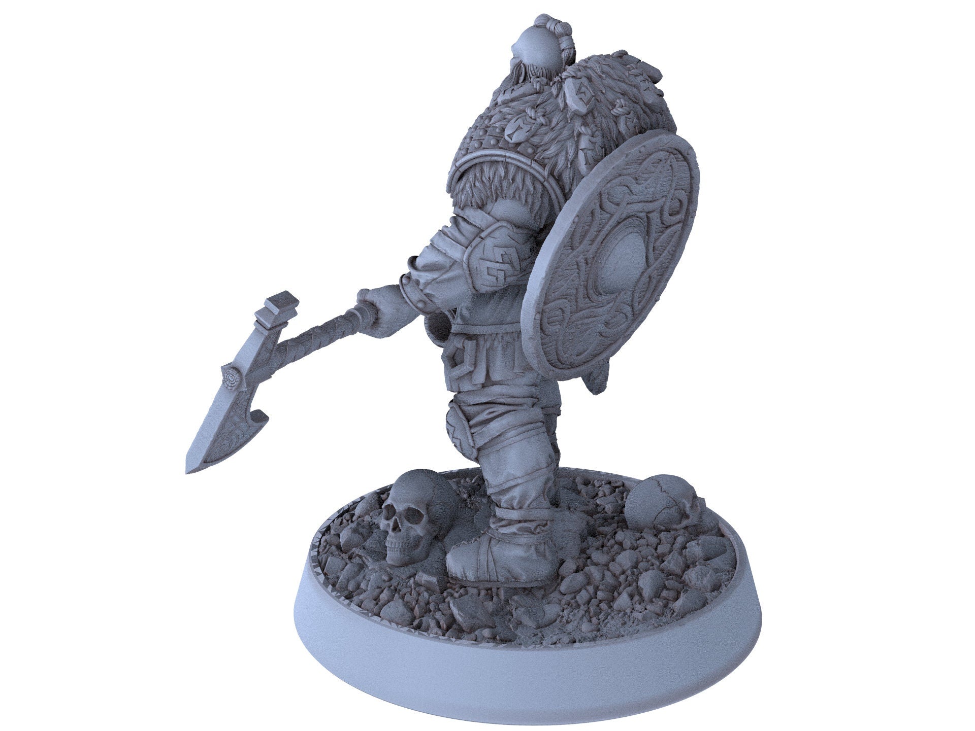 Vikings - Erik the Great - Northmen of the Howling Glacier, daybreak miniatures, for Wargames, Pathfinder, Dungeons & Dragons