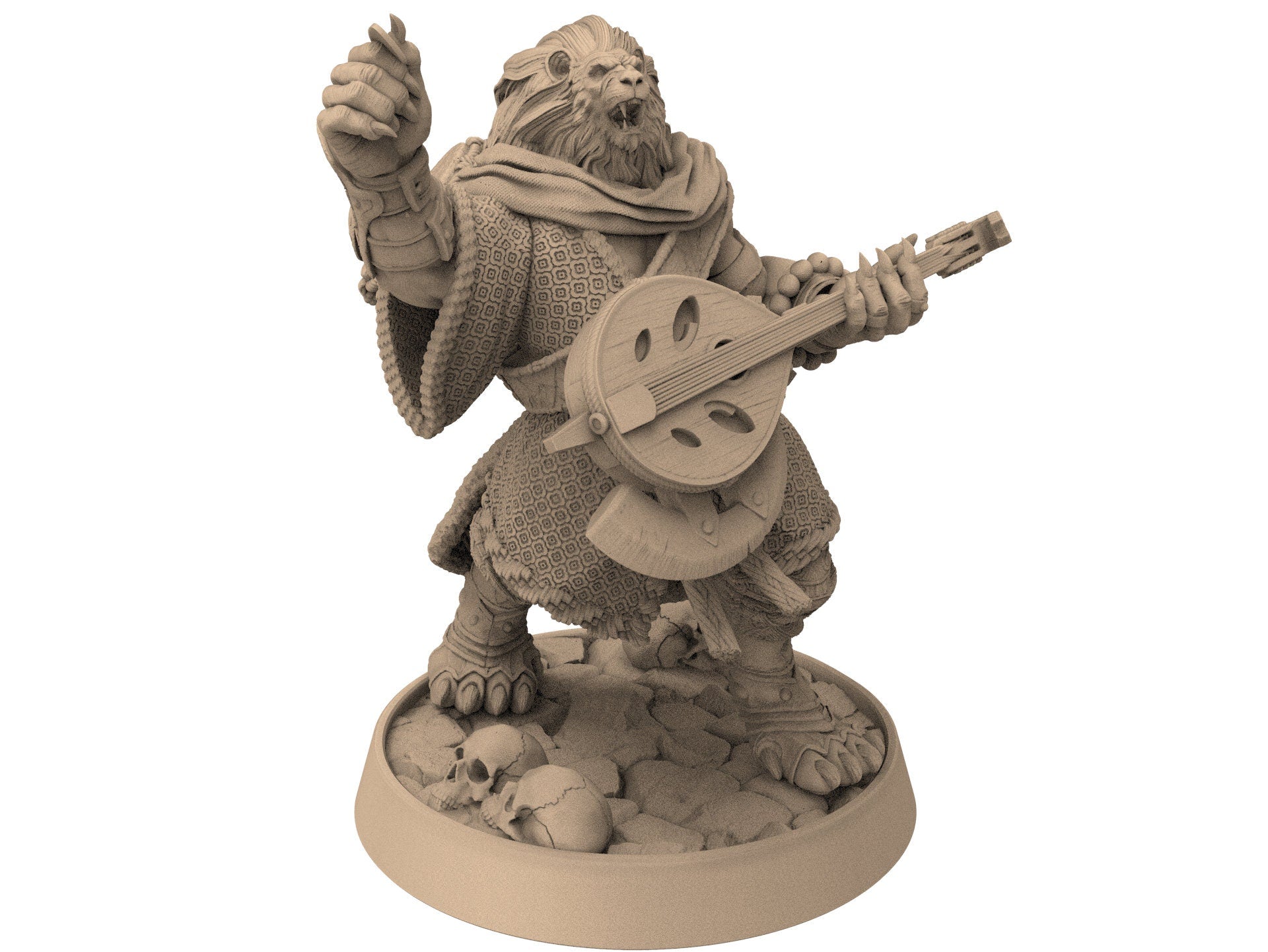 Lion kingdom - King Mordaunt - The Kings of Karmaaz, daybreak miniatures, for Wargames, Pathfinder, Dungeons & Dragons