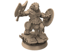 Charger l&#39;image dans la galerie, Lion kingdom - King Dread - The Kings of Karmaaz, daybreak miniatures, for Wargames, Pathfinder, Dungeons &amp; Dragons
