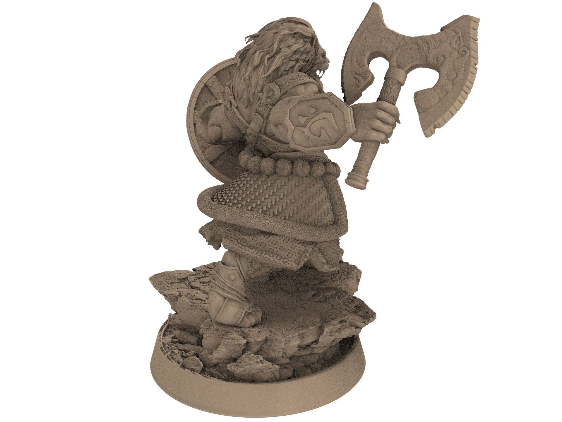 Lion kingdom - King Dread - The Kings of Karmaaz, daybreak miniatures, for Wargames, Pathfinder, Dungeons & Dragons