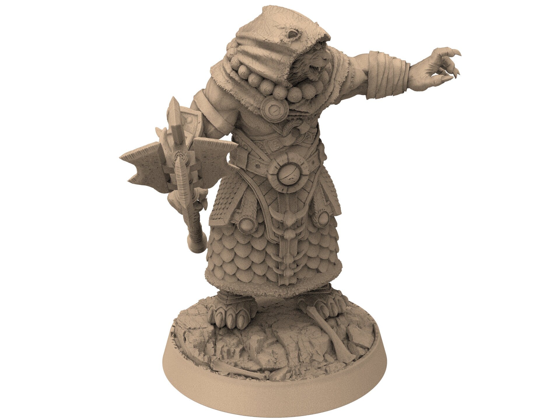 Lion kingdom - King Dawntredder - The Kings of Karmaaz, daybreak miniatures, for Wargames, Pathfinder, Dungeons & Dragons