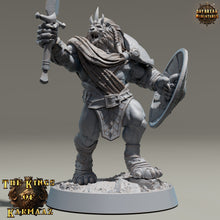 Charger l&#39;image dans la galerie, Lion kingdom - King Goldenmane - The Kings of Karmaaz, daybreak miniatures, for Wargames, Pathfinder, Dungeons &amp; Dragons
