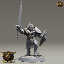 Charger l&#39;image dans la galerie, Lion kingdom - King Goldenmane - The Kings of Karmaaz, daybreak miniatures, for Wargames, Pathfinder, Dungeons &amp; Dragons
