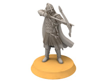 Load image into Gallery viewer, Rohan - West Human Outriders on Foot, Knight of Rohan, the Horse-lords, rider of the mark, minis for wargame D&amp;D, Lotr...
