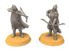 Load image into Gallery viewer, Rohan - West Human Outriders on Foot, Knight of Rohan, the Horse-lords, rider of the mark, minis for wargame D&amp;D, Lotr...
