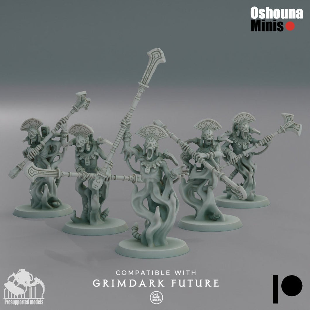 Doomed Empire - Guardians with Spear, immortal legion, resurrect, silent king's army
