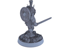 Load image into Gallery viewer, Vikings - Harald Hornblower - Northmen of the Howling Glacier, daybreak miniatures, for Wargames, Pathfinder, Dungeons &amp; Dragons
