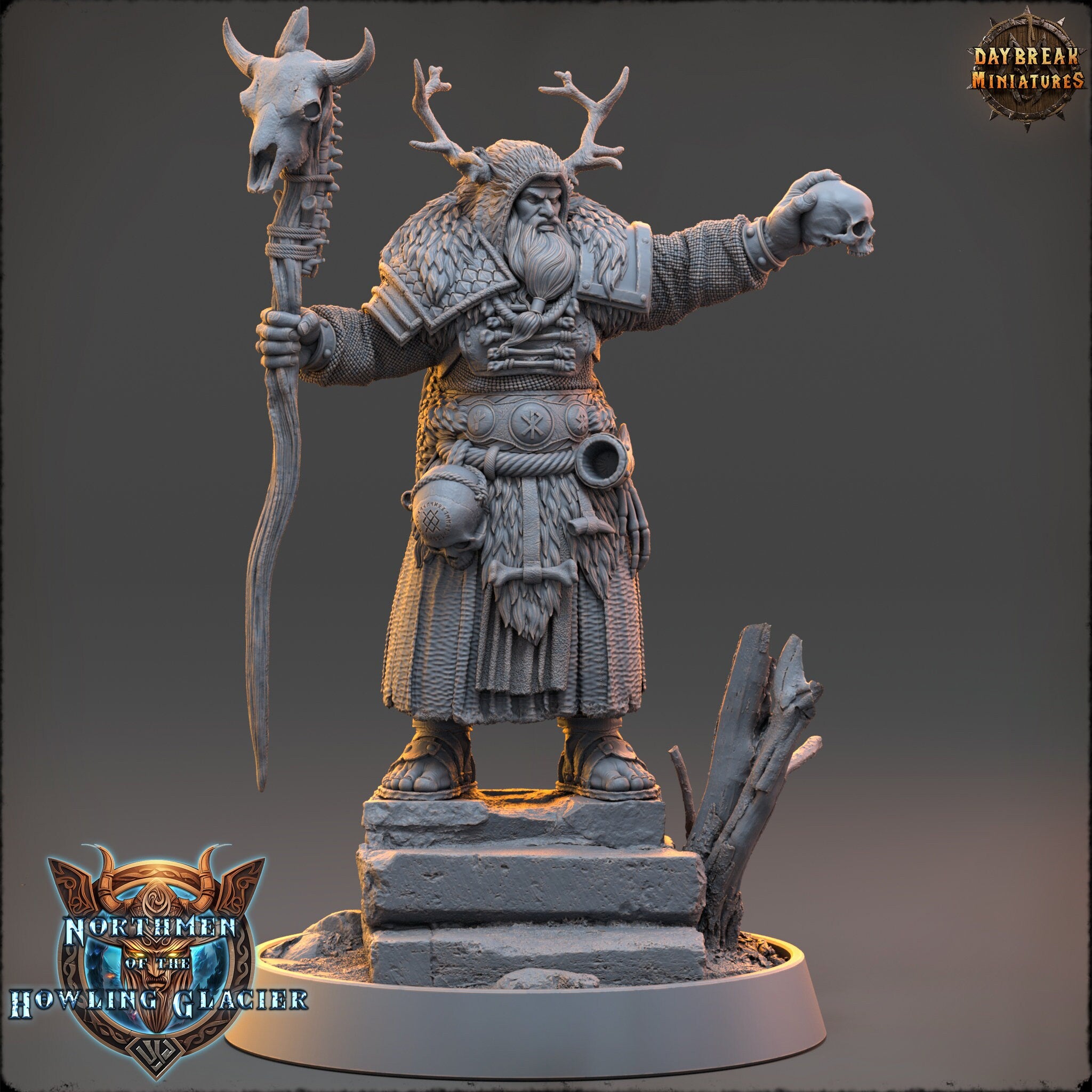 Vikings - Lokur of the Dead - Northmen of the Howling Glacier, daybreak miniatures, for Wargames, Pathfinder, Dungeons & Dragons