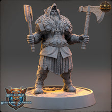 Charger l&#39;image dans la galerie, Vikings - Thorfinn Black - Northmen of the Howling Glacier, daybreak miniatures, for Wargames, Pathfinder, Dungeons &amp; Dragons
