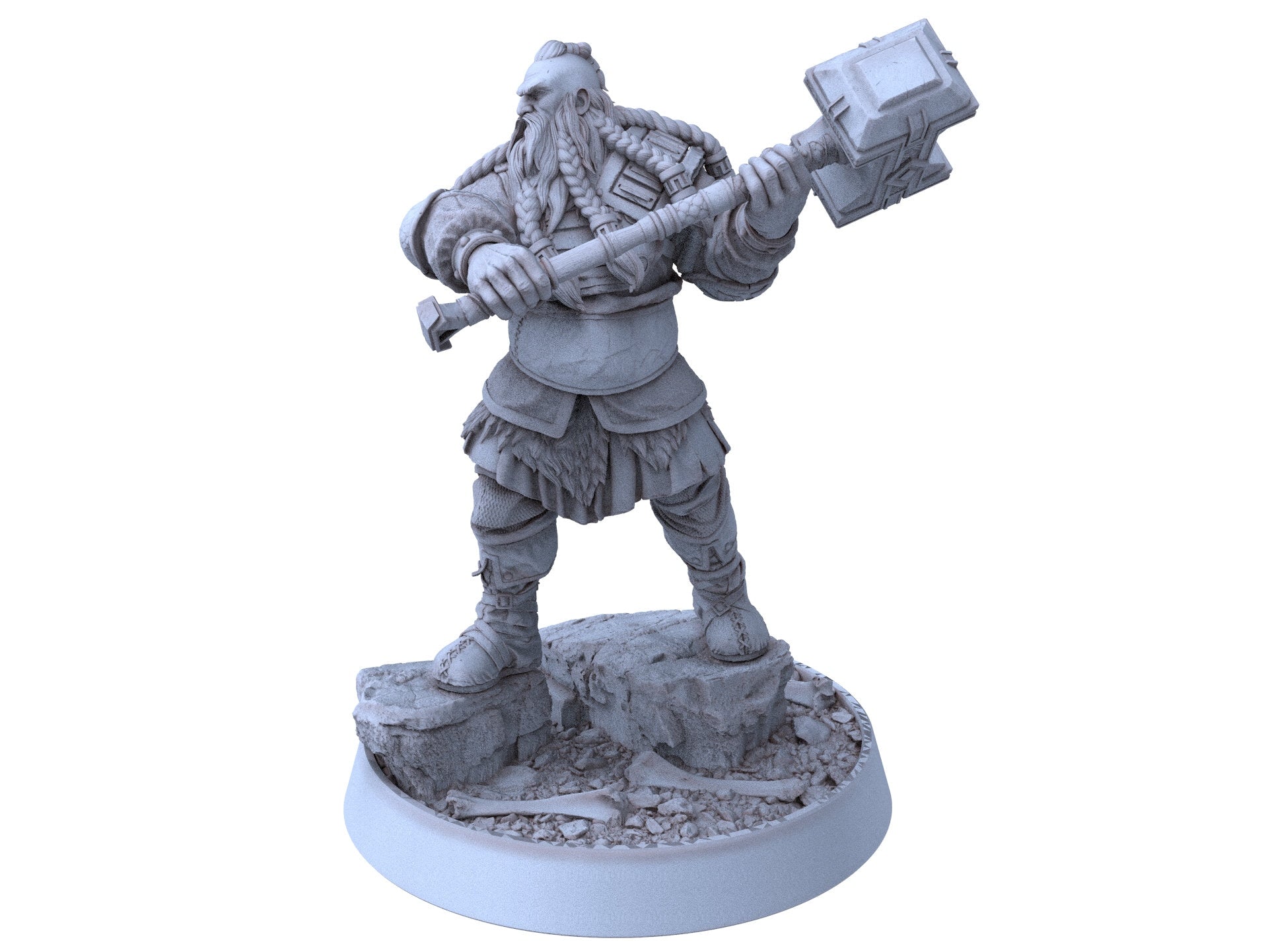 Vikings - Holgrim Broadneck - Northmen of the Howling Glacier, daybreak miniatures, for Wargames, Pathfinder, Dungeons & Dragons