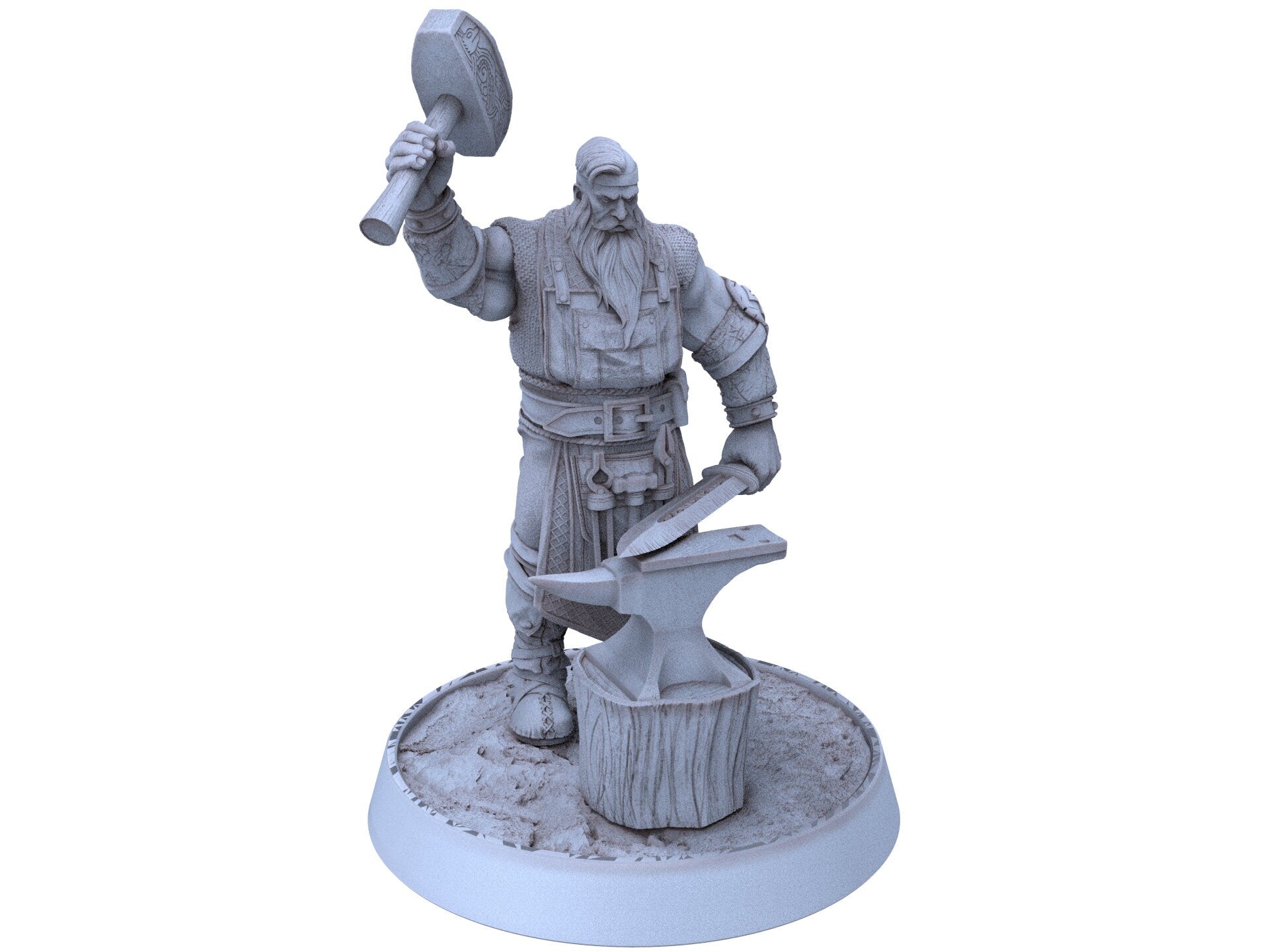 Vikings - Varg Firebrand - Northmen of the Howling Glacier, daybreak miniatures, for Wargames, Pathfinder, Dungeons & Dragons