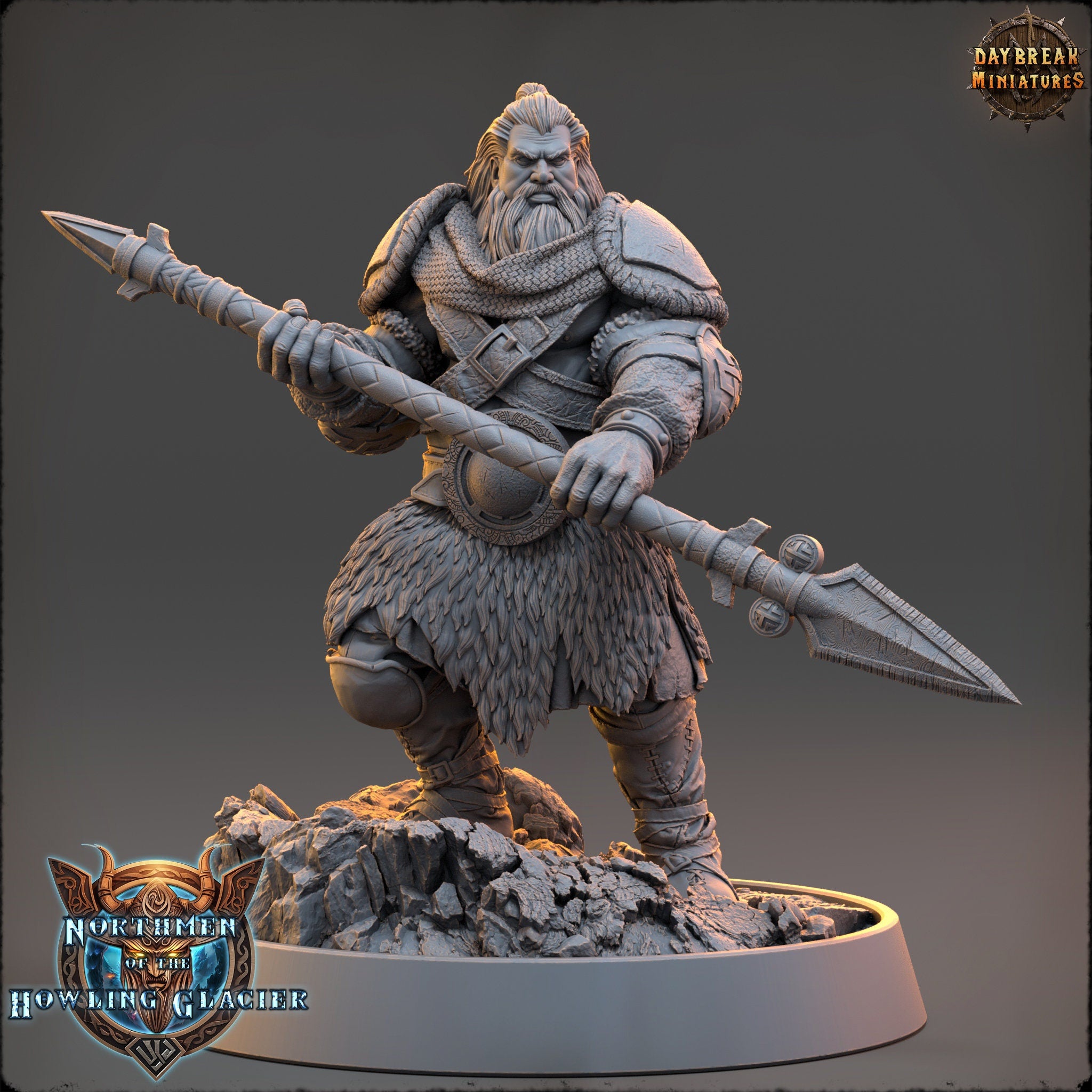 Vikings - Vidar Paleface - Northmen of the Howling Glacier, daybreak miniatures, for Wargames, Pathfinder, Dungeons & Dragons