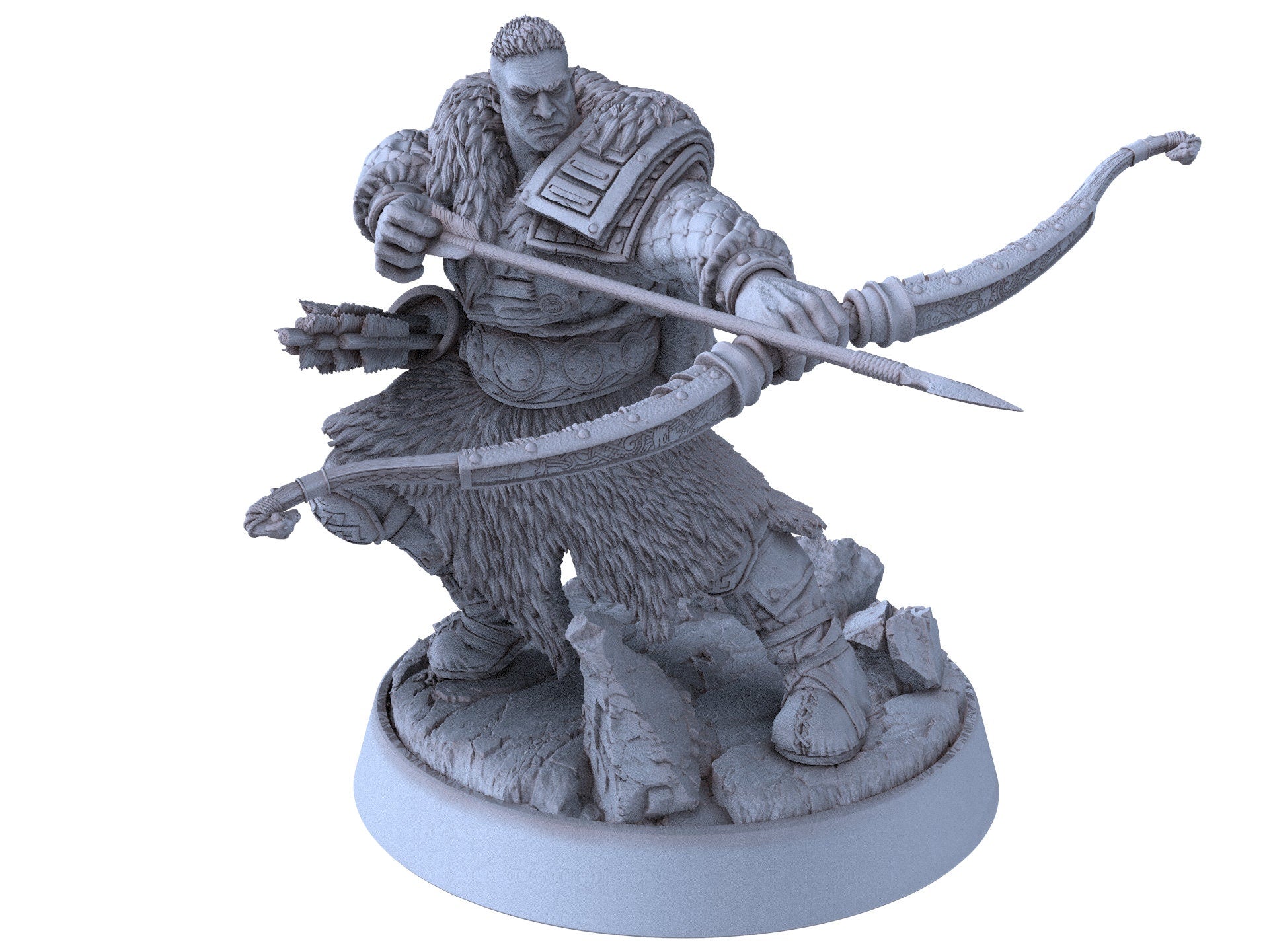 Vikings - Hegar Manhunter - Northmen of the Howling Glacier, daybreak miniatures, for Wargames, Pathfinder, Dungeons & Dragons