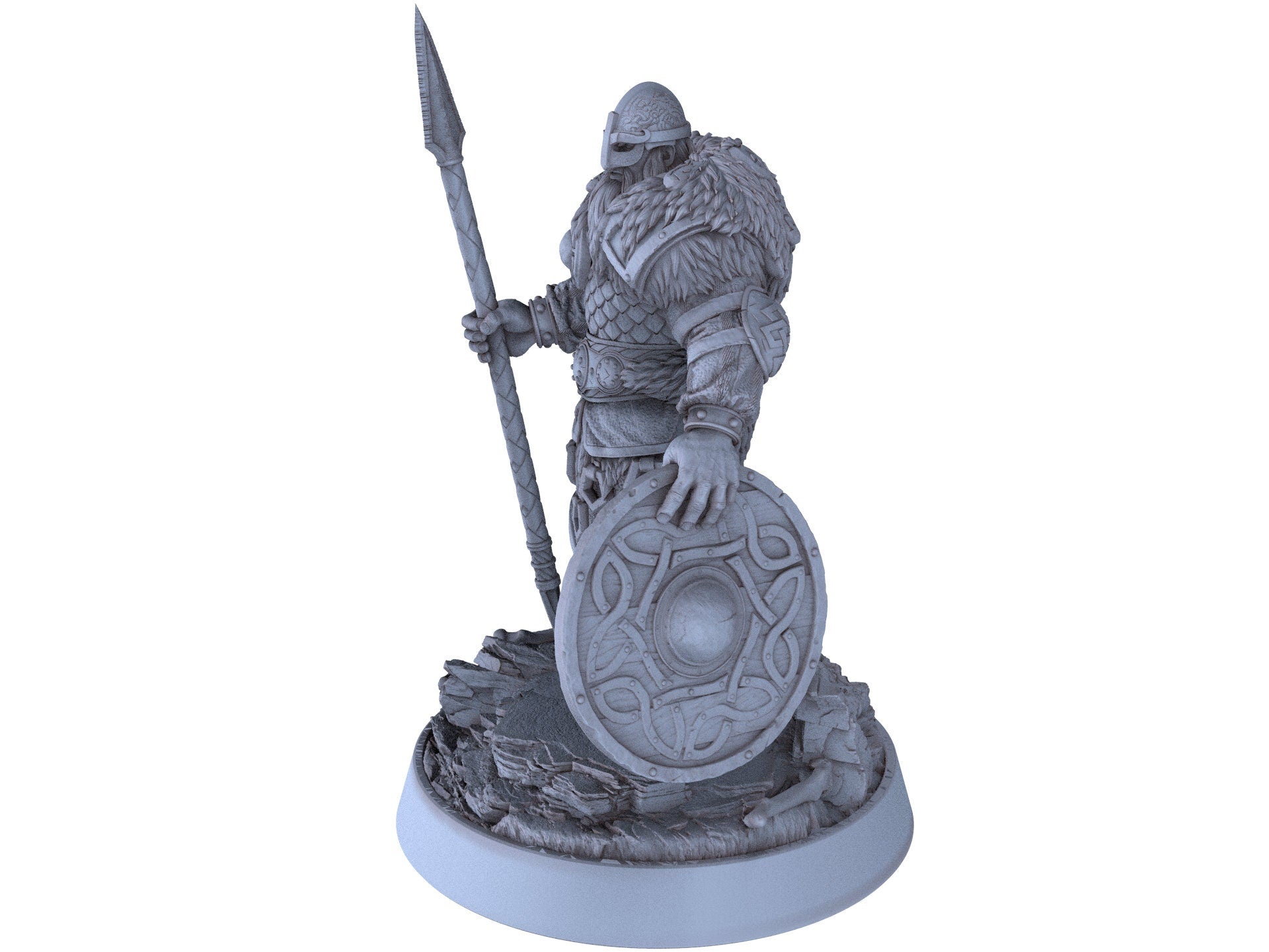 Vikings - Oddalf of the Watch - Northmen of the Howling Glacier, daybreak miniatures, for Wargames, Pathfinder, Dungeons & Dragons