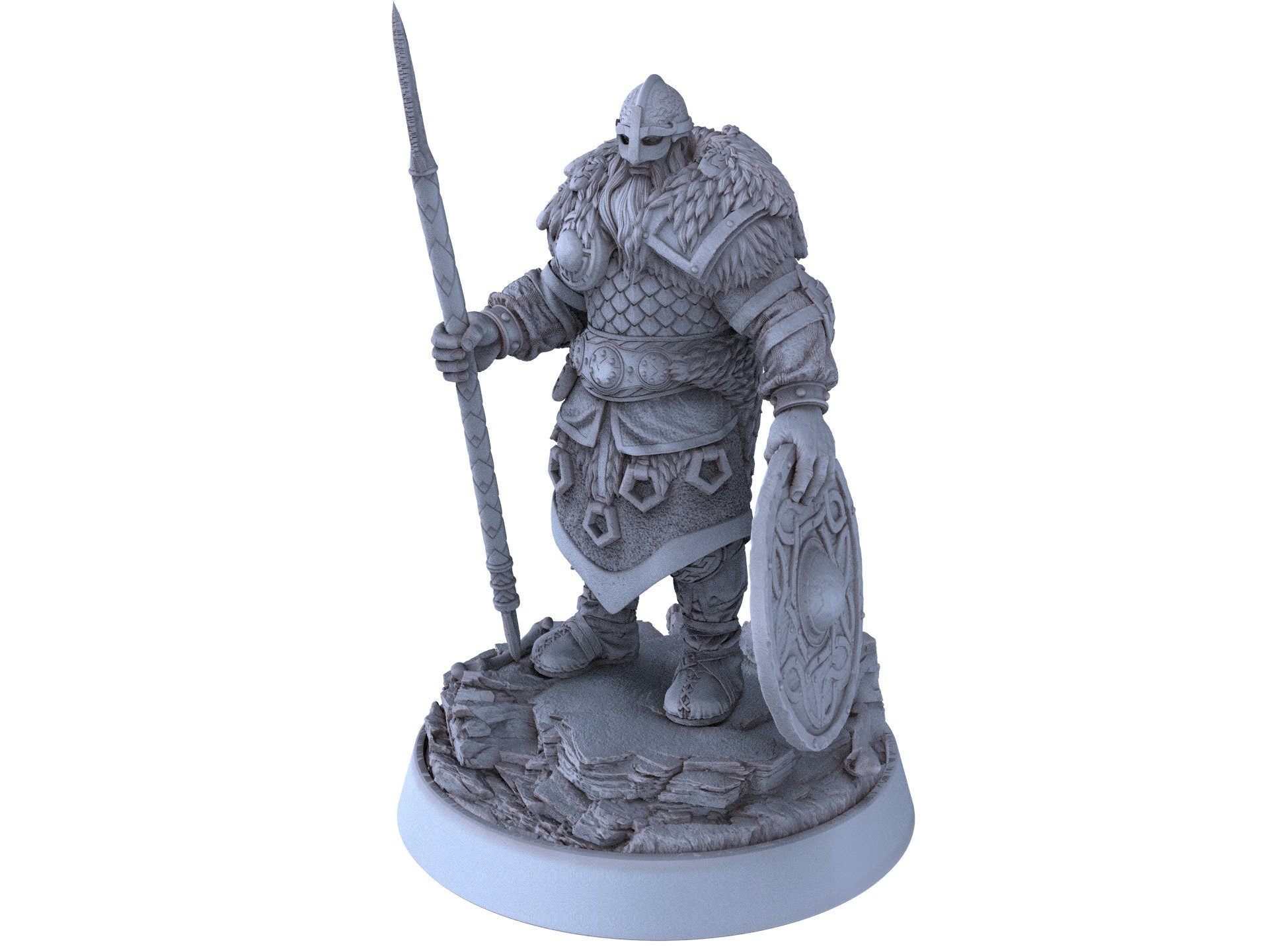 Vikings - Oddalf of the Watch - Northmen of the Howling Glacier, daybreak miniatures, for Wargames, Pathfinder, Dungeons & Dragons