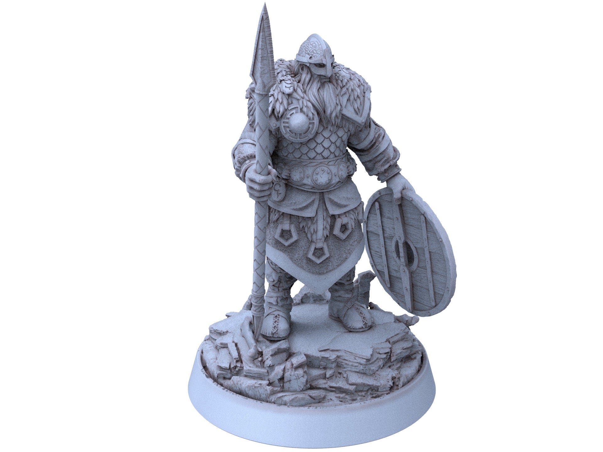 Vikings - Oddalf of the Watch - Northmen of the Howling Glacier, daybreak miniatures, for Wargames, Pathfinder, Dungeons & Dragons