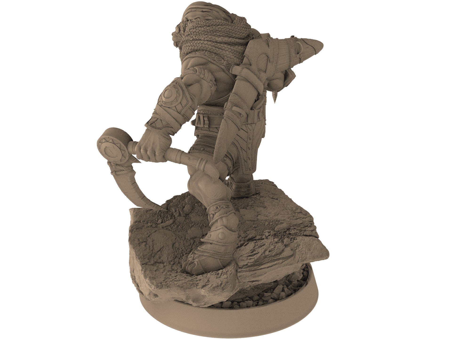 Lion kingdom - King Ghostfang - The Kings of Karmaaz, daybreak miniatures, for Wargames, Pathfinder, Dungeons & Dragons