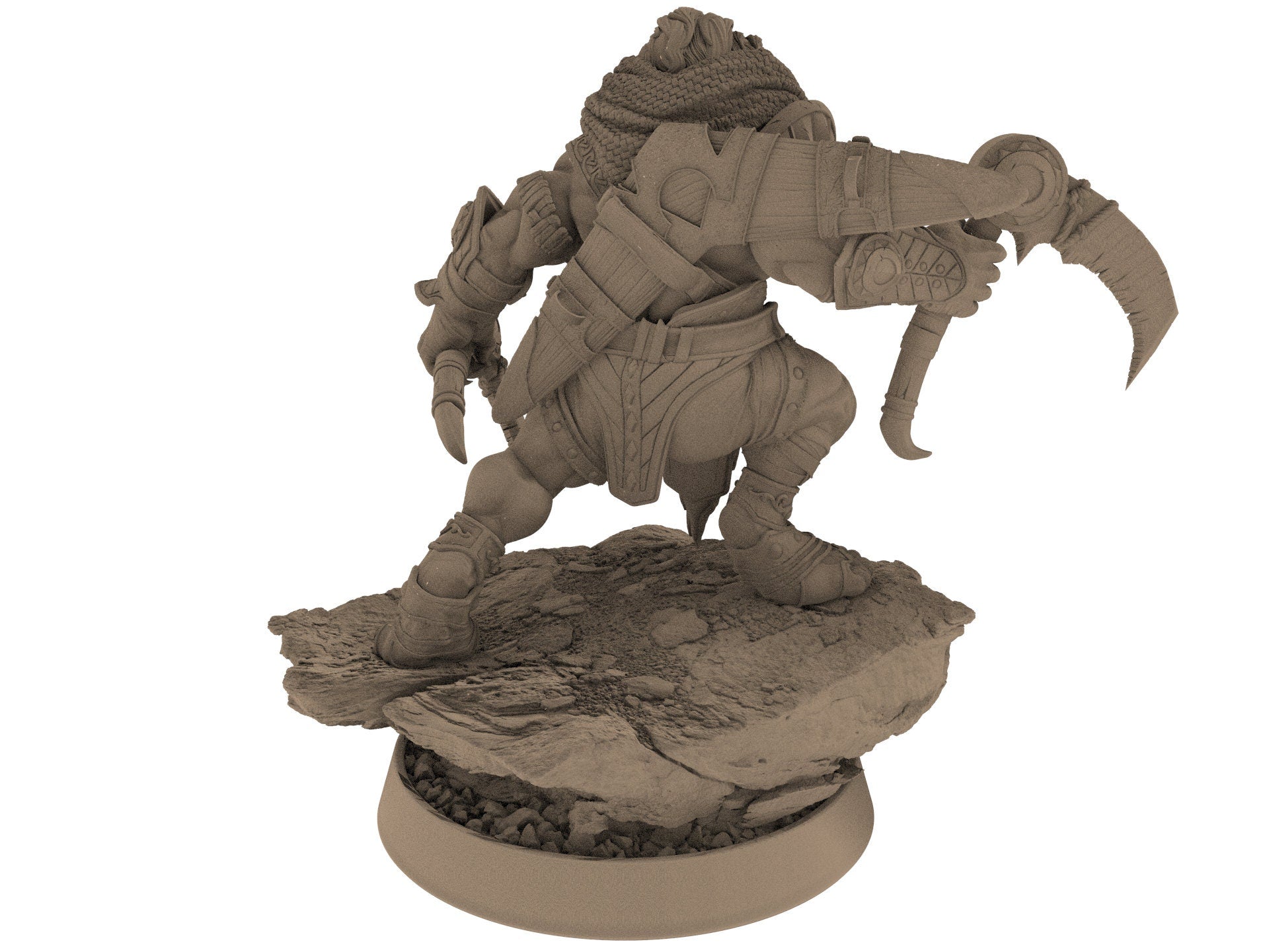 Lion kingdom - King Ghostfang - The Kings of Karmaaz, daybreak miniatures, for Wargames, Pathfinder, Dungeons & Dragons