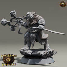 Load image into Gallery viewer, Lion kingdom - King Frency - The Kings of Karmaaz, daybreak miniatures, for Wargames, Pathfinder, Dungeons &amp; Dragons
