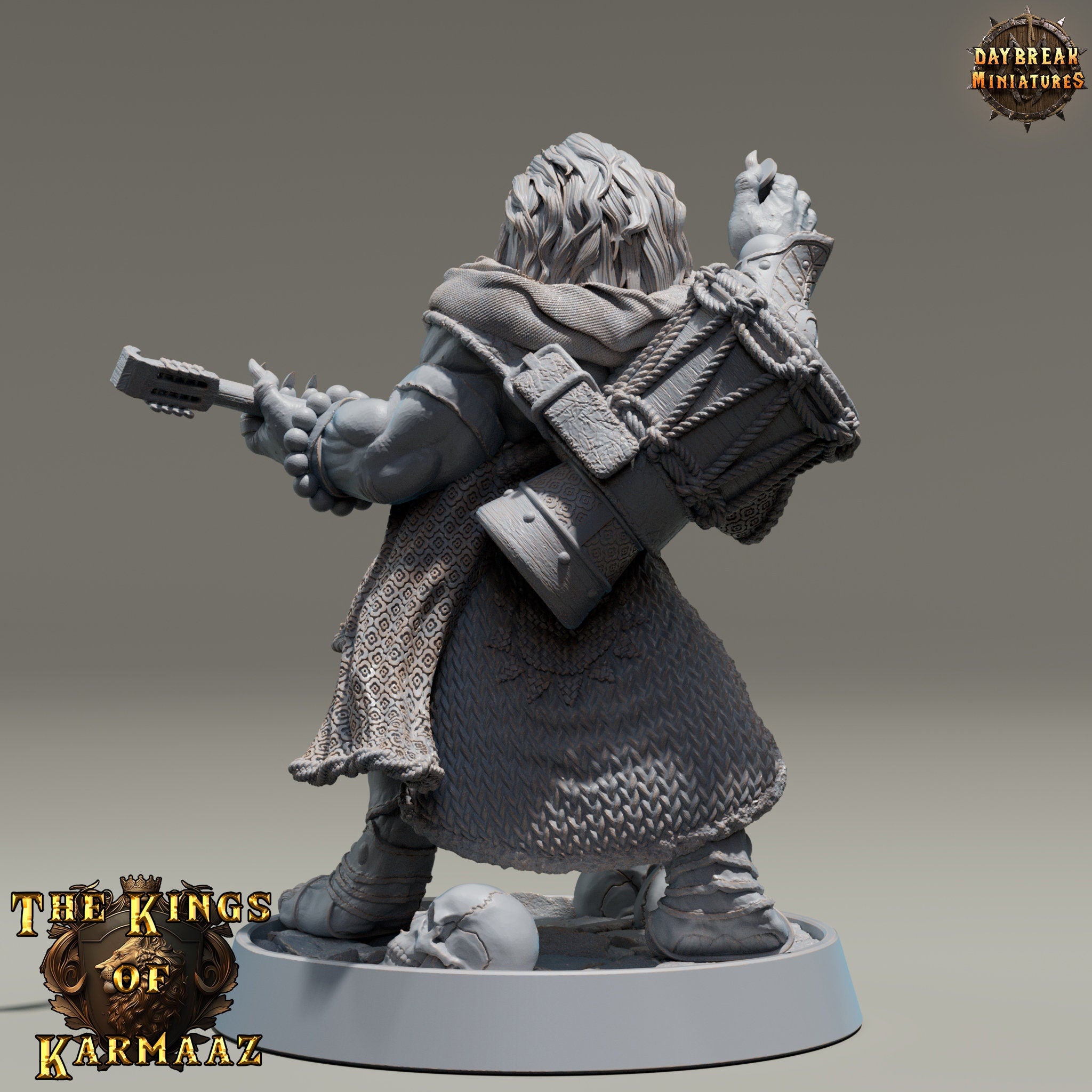 Lion kingdom - King Mordaunt - The Kings of Karmaaz, daybreak miniatures, for Wargames, Pathfinder, Dungeons & Dragons