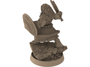 Lion kingdom - King Dread - The Kings of Karmaaz, daybreak miniatures, for Wargames, Pathfinder, Dungeons & Dragons