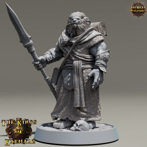 Lion kingdom - King Wayfarer - The Kings of Karmaaz, daybreak miniatures, for Wargames, Pathfinder, Dungeons & Dragons