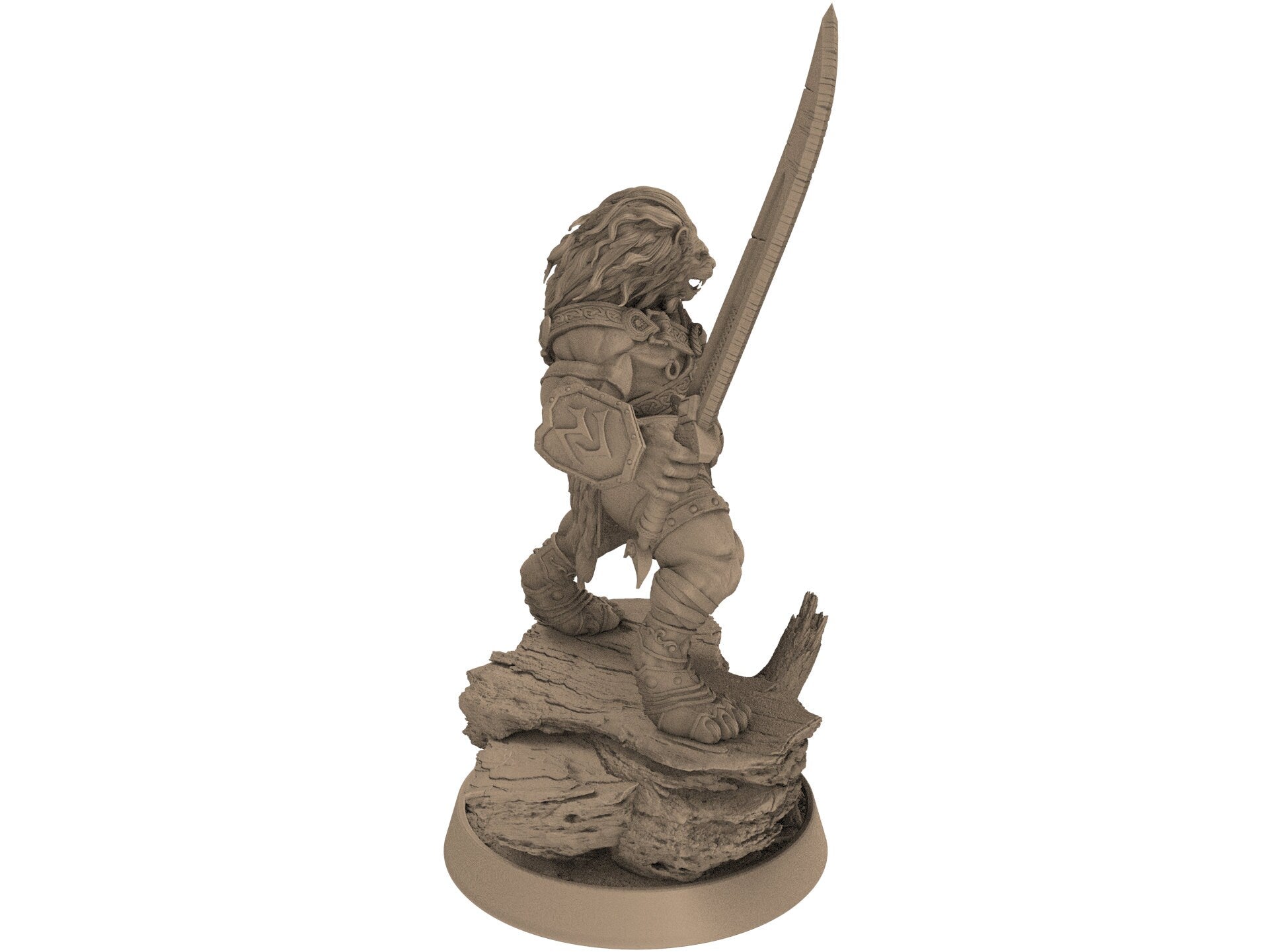 Lion kingdom - King Deepcut - The Kings of Karmaaz, daybreak miniatures, for Wargames, Pathfinder, Dungeons & Dragons