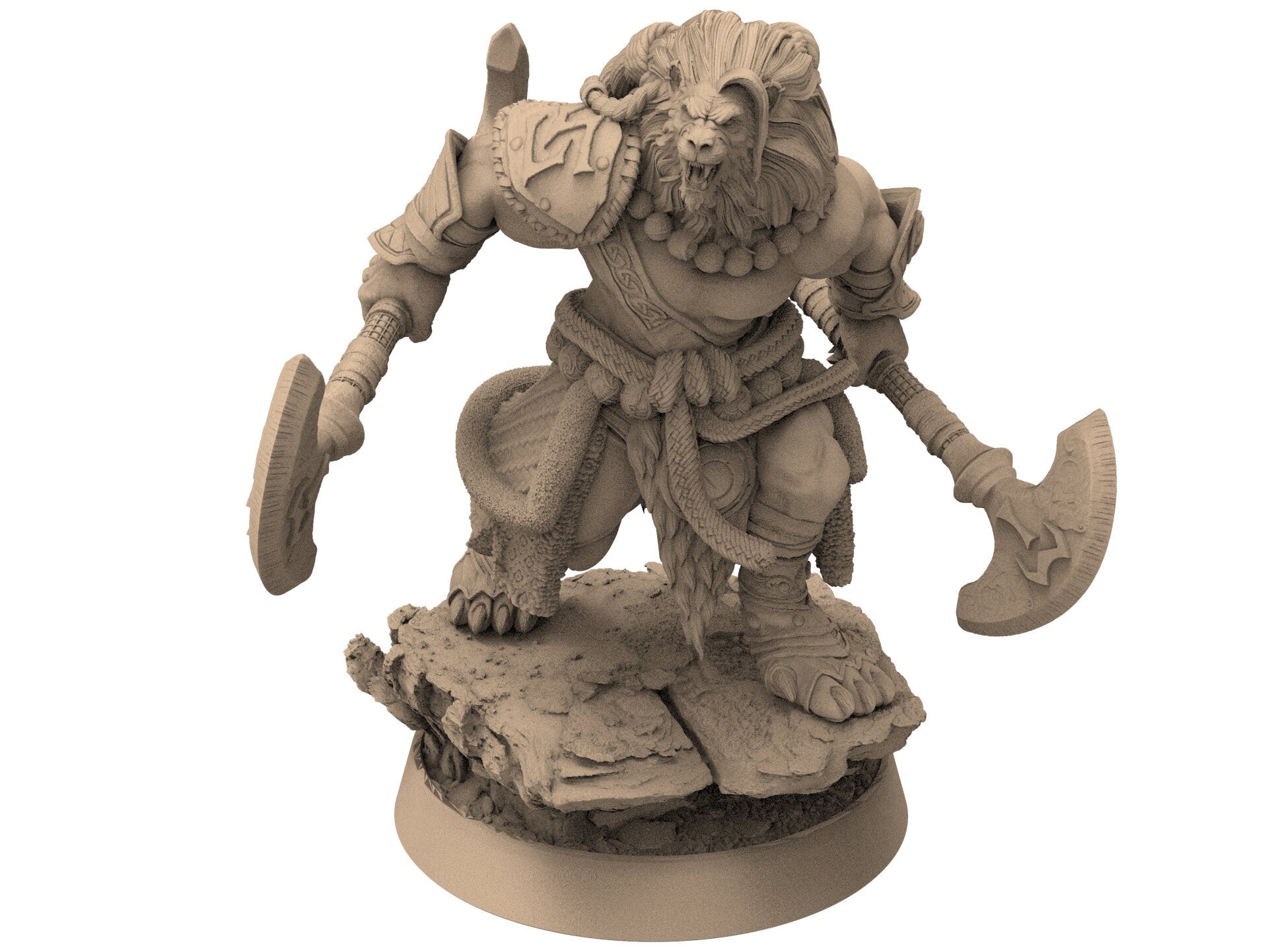 Lion kingdom - King Broadside - The Sharptails of Hacksaw River, daybreak miniatures, for Wargames, Pathfinder, Dungeons & Dragons