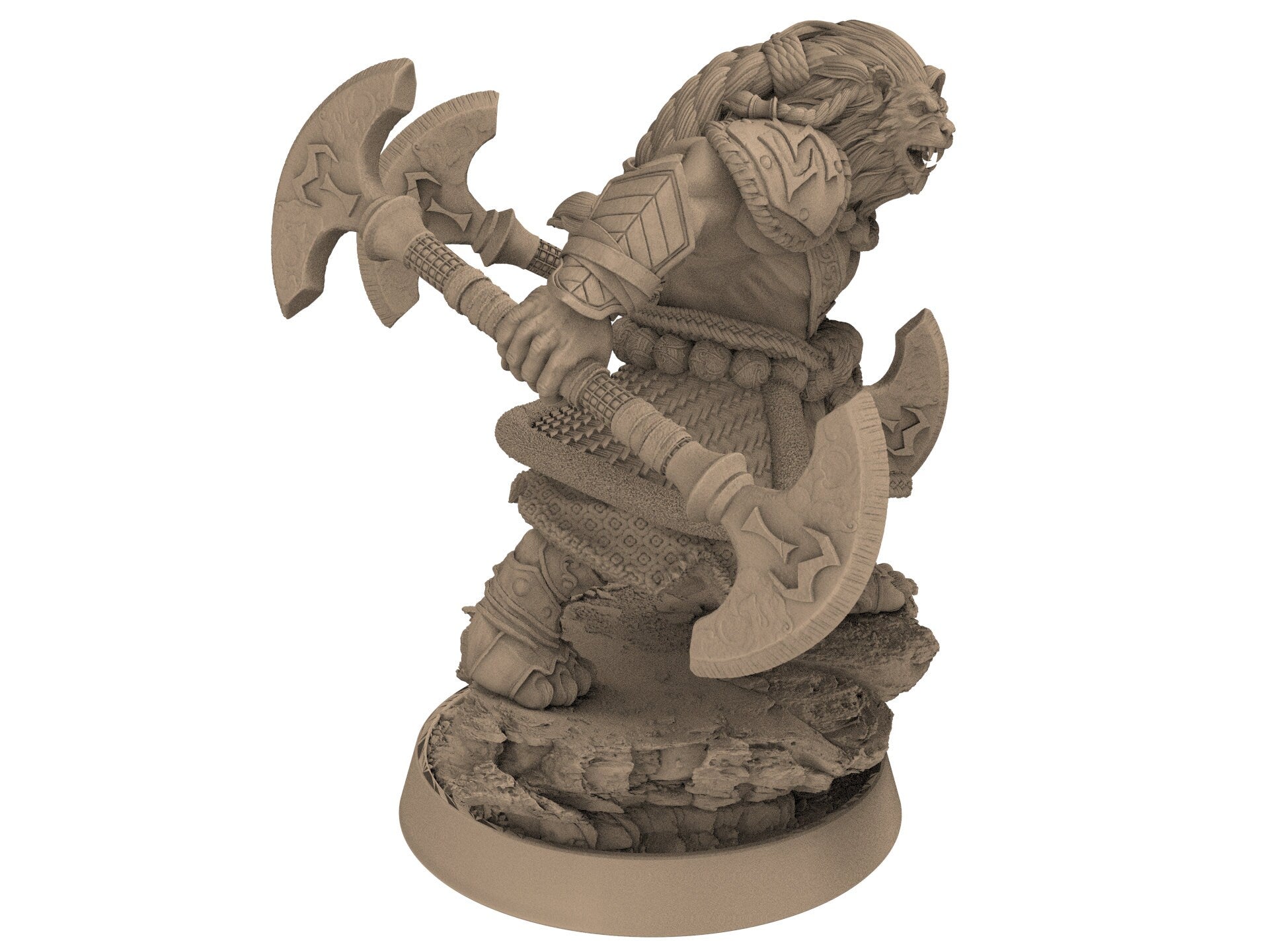 Lion kingdom - King Broadside - The Sharptails of Hacksaw River, daybreak miniatures, for Wargames, Pathfinder, Dungeons & Dragons