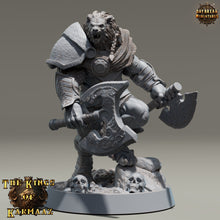 Charger l&#39;image dans la galerie, Lion kingdom - King Heartrender - The Kings of Karmaaz, daybreak miniatures, for Wargames, Pathfinder, Dungeons &amp; Dragons
