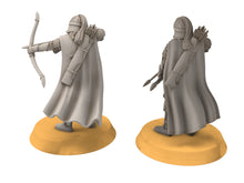 Load image into Gallery viewer, Rohan - West Human Outriders on Foot, Knight of Rohan, the Horse-lords, rider of the mark, minis for wargame D&amp;D, Lotr...
