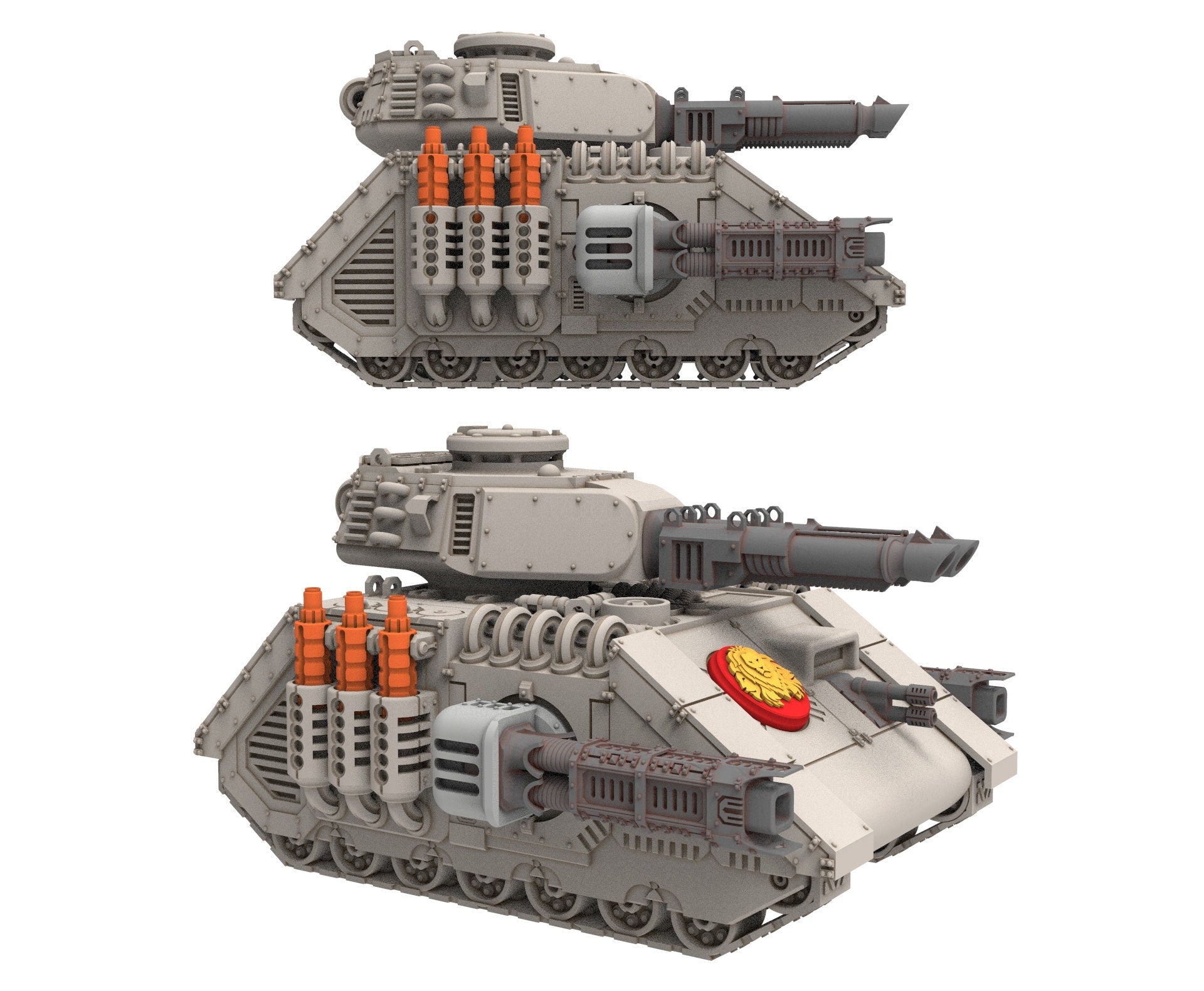 Military - Oldphant: Main Battle Tank V2 - A Relic of Damocles' Conquest, imperial, post-apocalyptic empire, usable for tabletop wargame