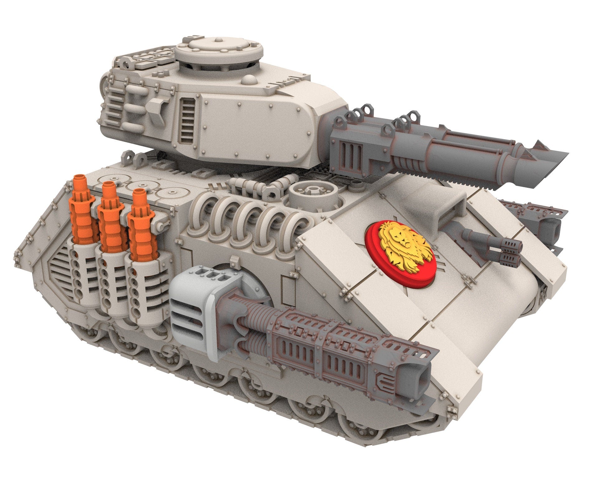 Military - Oldphant: Main Battle Tank V2 - A Relic of Damocles' Conquest, imperial, post-apocalyptic empire, usable for tabletop wargame